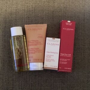 Clarins Skincare Collection (4) deluxe sampled NEW